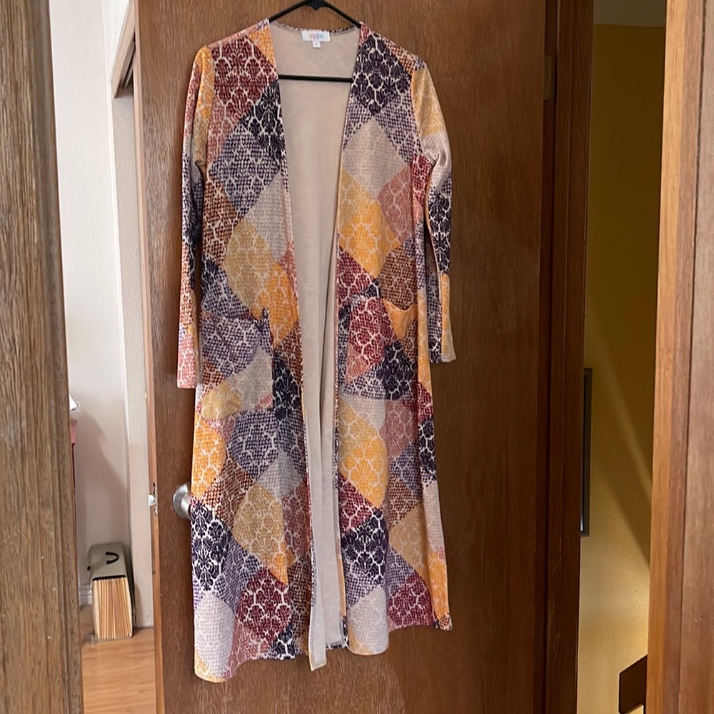Long sleeve multi toned sweater